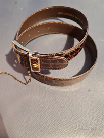 Cintura in coccodrillo