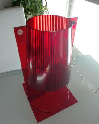 Lampada da tavolo Kartel take cristal rossa