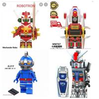 Lotto 4 Robot minifigures