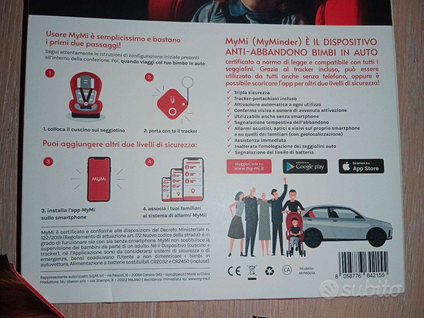 Dispositivo anti abbandono MyMi - Tutto per i bambini In vendita a Pordenone