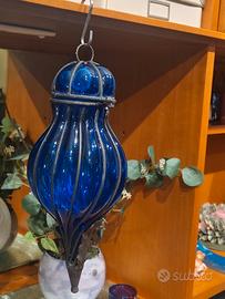 Lanterna Veneziana Blu Cobalto 
