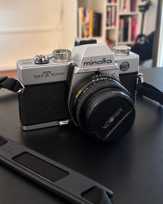 Minolta SRT 100X analogica 35mm +MD Rokkor 45mm f2