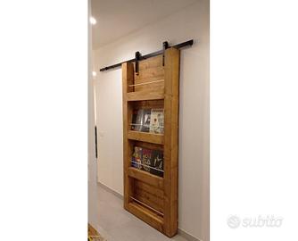 Barn Door porta scorrevole libreria
