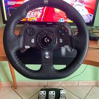 Volante con pedali logitec G920