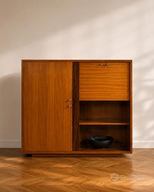 Highboard italiano Mid-Century in teak, anni ’60