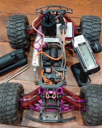 MONSTER HPI SAVAGE a scoppio scala 1/8 radiocomand
