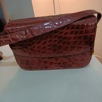 Borsa in pelle marrone 