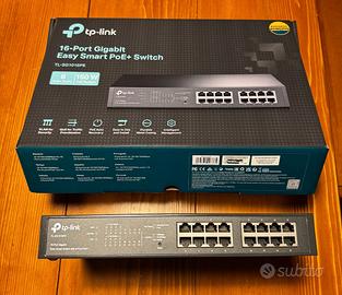 Switch TP-Link TL-SG1016PE 16 porte Gbts - 8 POE+