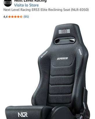 NLR ERS3 Elite Sim Racing Seat – Come nuovo