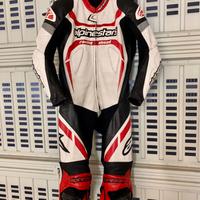 Tuta pelle moto alpinestar
