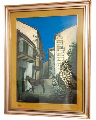 Dipinto Olio su Tela Giuseppe Gallà (70x50)