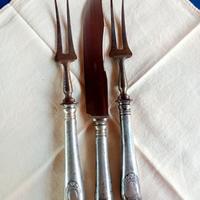 tris di posate antiche fine 800 primi 900