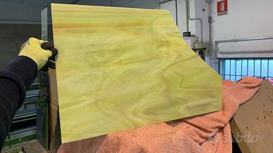 VETRO PER TIFFANY GIALLO 41x65cmE ALTRO DISPONIBIL