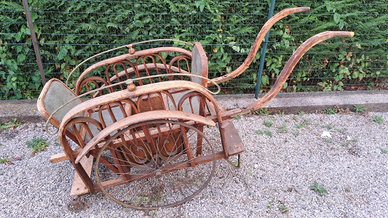 Carrozzina per gemelli anni 50-60