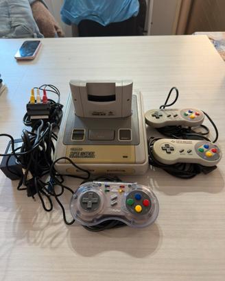 Super Nintendo Snes Pal + accessori + adattatore