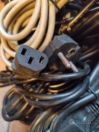 Cavi alimentazione PC.NUOVI.Presa italian e schuko