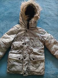 Piumino a parka bambini O.M. tg. 4-5 anni