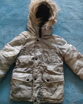 Piumino a parka bambini O.M. tg. 4-5 anni