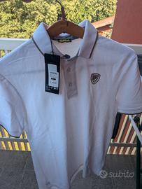 polo blauer taglia S