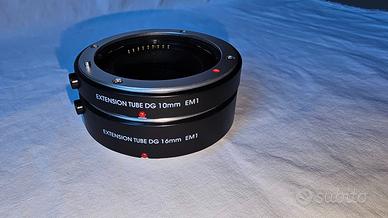 Canon EF-M estensioni per macro e luce LED