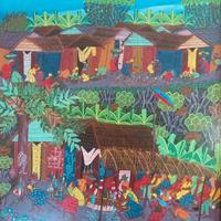 Haitian Art, acrilico su masonite (Artibonite), 19