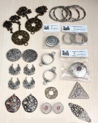 Set componenti metallo bigiotteria DIY