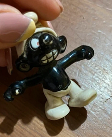 Puffo Nero raro 1966 Schleich Hong Kong – Black