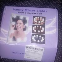 Luci per specchio beauty mirror 10 lampadine 