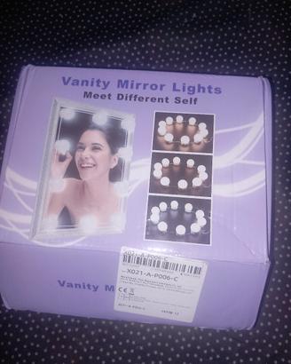 Luci per specchio beauty mirror 10 lampadine 