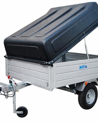 Rimorchio MTA 300Kg Trasporto Merci, con Copertura