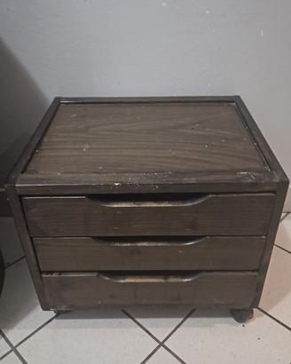 Cassettiera ikea con ruote