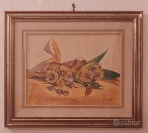 Olio Natura morta misure: 58x40 (con cornice)