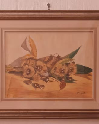 Olio Natura morta misure: 58x40 (con cornice)