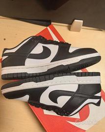 Nike Dunk Low Panda 42.5 Nere Bianche Nuove