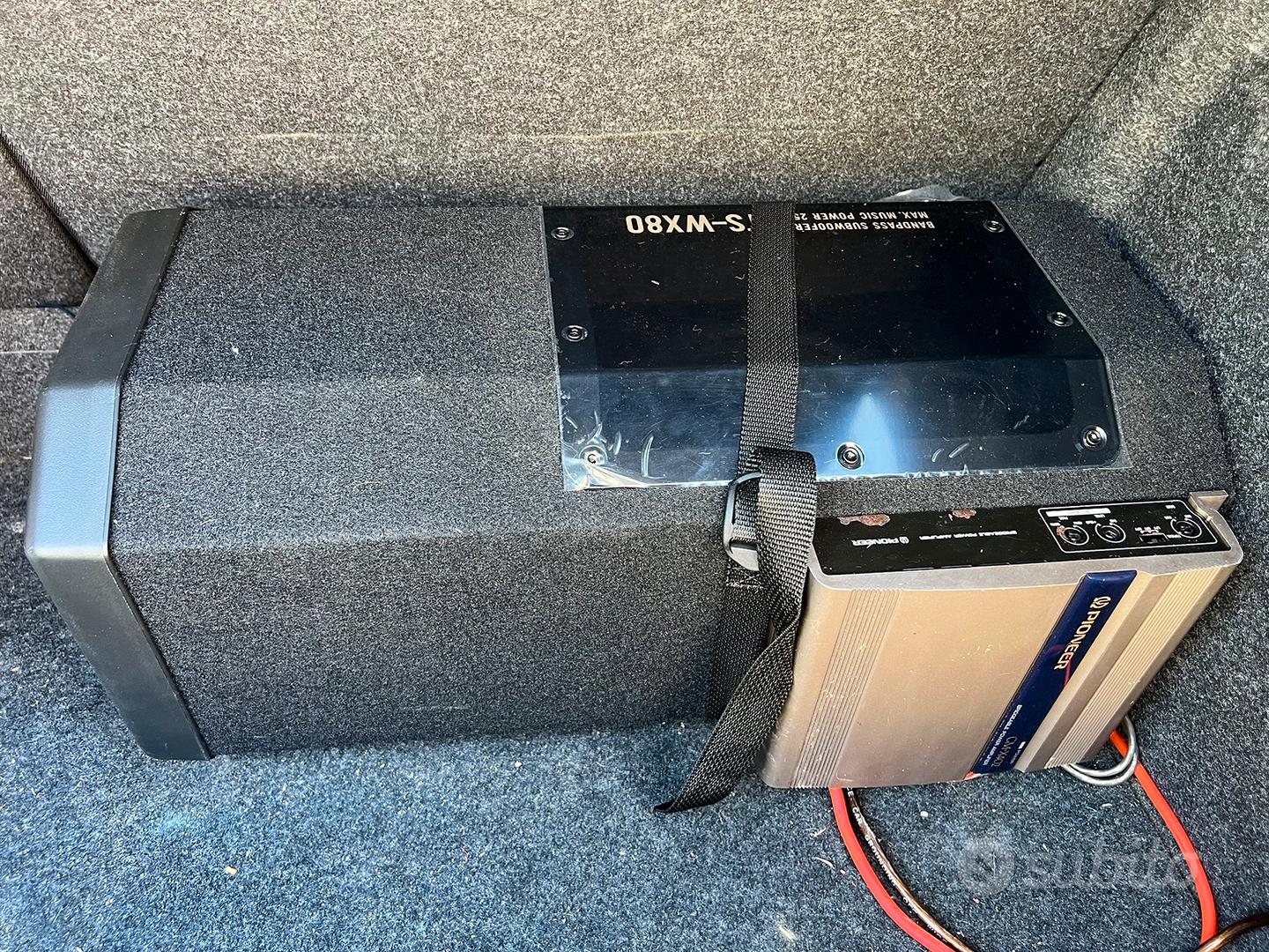 Subwoofer auto pioneer + amplificatore Audio/Video In vendita a Roma