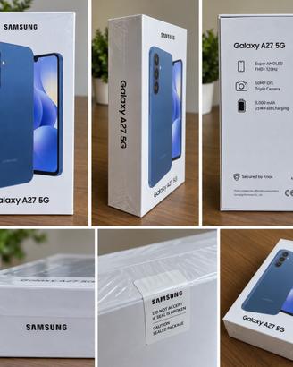 Samsung Galaxy A27 5G 6GB + 128GB – Blue – NUOVO