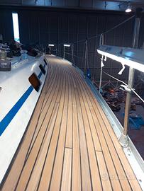 refit di coperte in teak 