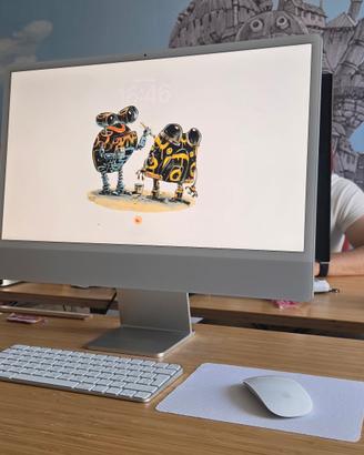 iMac 24" M3 – 8GB RAM, 512GB SSD, 4 porte USB-C