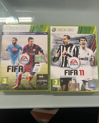 Lotto FIFA 11 + FIFA 15 - Xbox 360