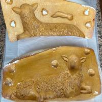 Stampo in gesso per pecora Pasquale