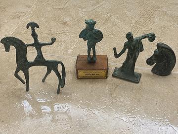 Set 4 statuette Sardegna Nuragica