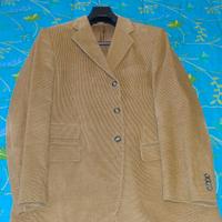 giacca da uomo in velluto colore beige