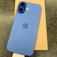 iPhone 16 128 Gb BLU  NUOVO MAI USATO originale