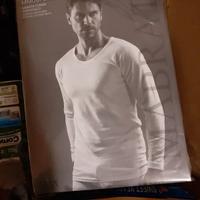 Maglietta intima uomo maniche lunghe Lana cotonexl