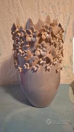 vaso  Butterfiles  in ceramica