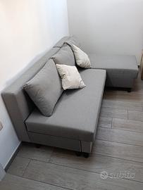 Divano letto 3 posti chaise lounge 