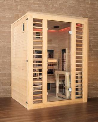 Sauna Combinata Infrarossi e Finlandese 3 Posti
