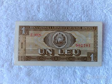 Banconota 1 LEU rumeno anni 60