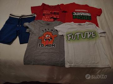 abbigliamento estivo bambino 7/8 anni