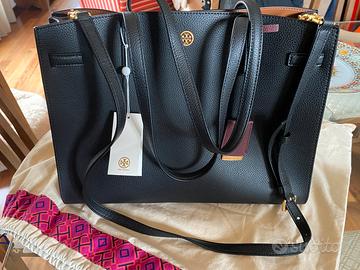 WALKER SATCHEL BLACK - TORY BURCH